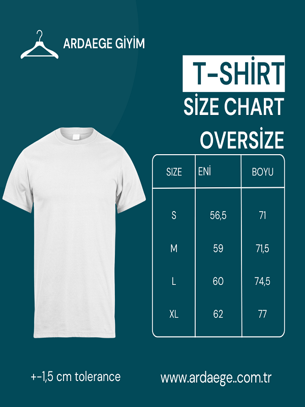 "Fate & Fortune" Serisi: Judgement Unisex Oversize Beyaz T-Shirt - Görsel 7