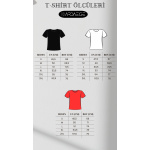Gül Kuru Kafa Sırt Baskılı Desenli %100 Pamuk Siyah Erkek T-Shirt - Görsel 5