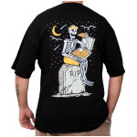 RIP Baskılı %100 Pamuk Kalite Siyah Erkek T-Shirt