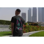 Karga Kuru Kafa Sırt Baskılı Desenli %100 Pamuk Erkek T-Shirt - Görsel 3