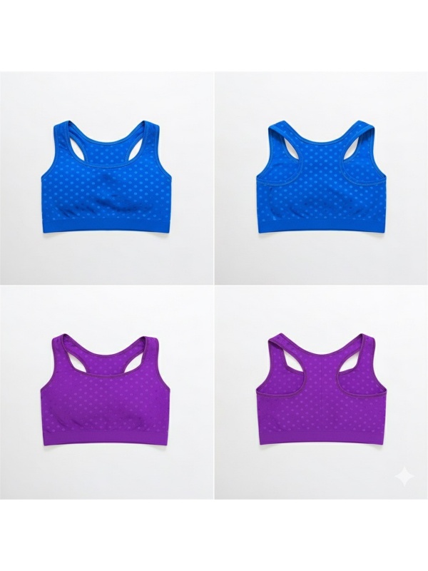 2'li Kadın Askılı Pedsiz Full Esnek Büstiyer&Sporcu Sütyeni