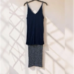 ÖRGÜLÜ SİMLİ YIRTMAÇLI ELBİSE - Görsel 8