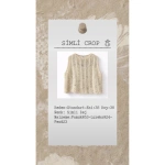 ÖRGÜ SİMLİ BEJ CROP - Görsel 4