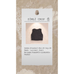 ÖRGÜ SİMLİ LACİVERT CROP - Görsel 6