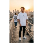 "Fate & Fortune" Serisi: Judgement Unisex Oversize Beyaz T-Shirt - Görsel 2