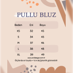 Bej Askılı Pullu Buluz - Görsel 4