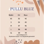 Bej Askılı Pullu Buluz - Görsel 4